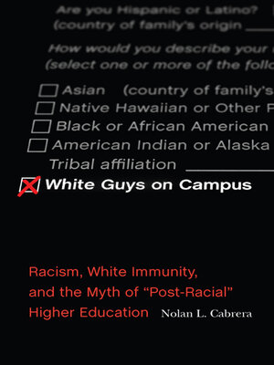 cover image of White Guys on Campus